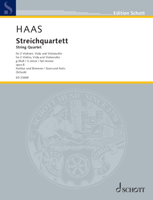 Streichquartett g-Moll op. 8