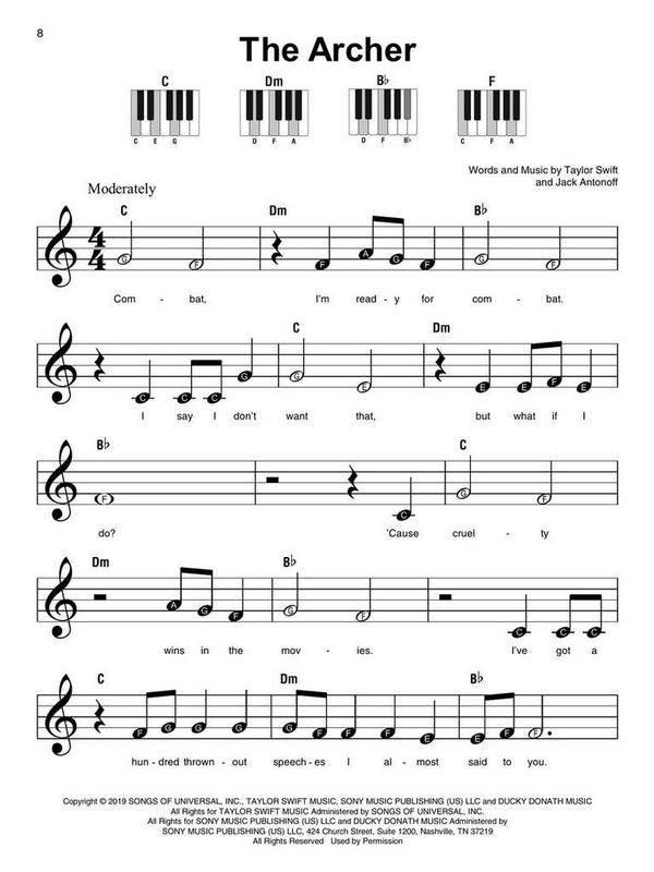 Taylor Swift - Super Easy Songbook - 2nd Edition
