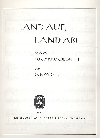 Land auf, Land ab für 2 Akkordeon