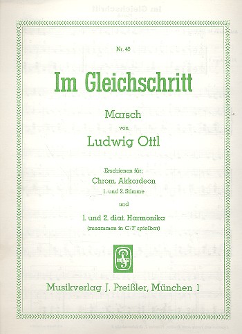 Im Gleichschritt für 2 Akkordeon