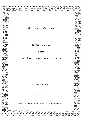 Rolf's Winterträume für Akkordeonorchester