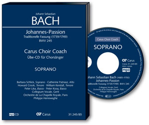 Johannespassion BWV 245 (trad.) - Chorstimme Sopran