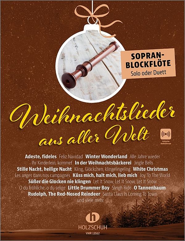 Weihnachtslieder aus aller Welt (+Online Audio)