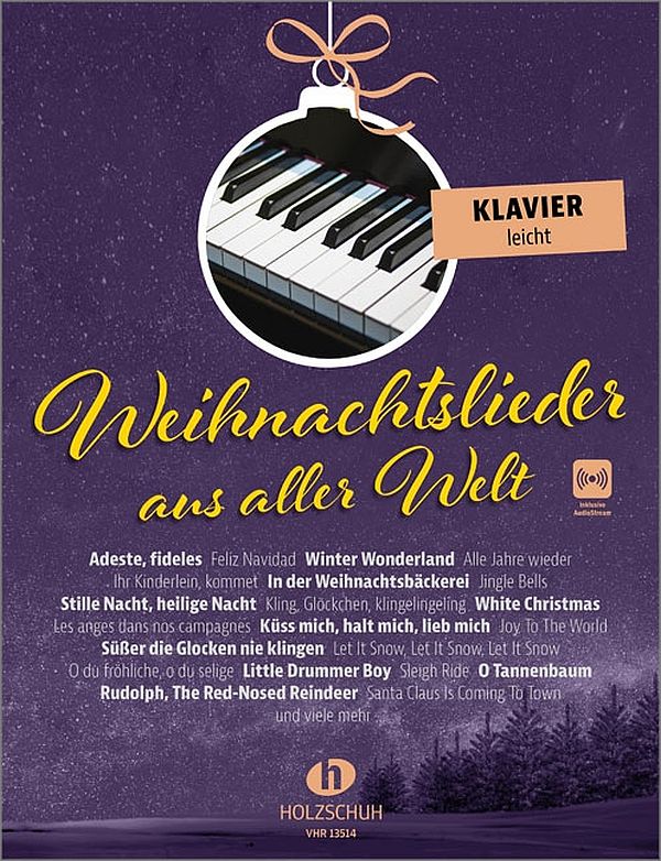 Weihnachtslieder aus aller Welt (+Online Audio)