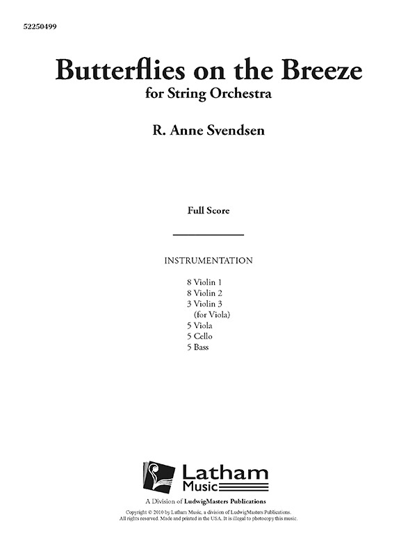 Butterflies on the Breeze (f/o sc)