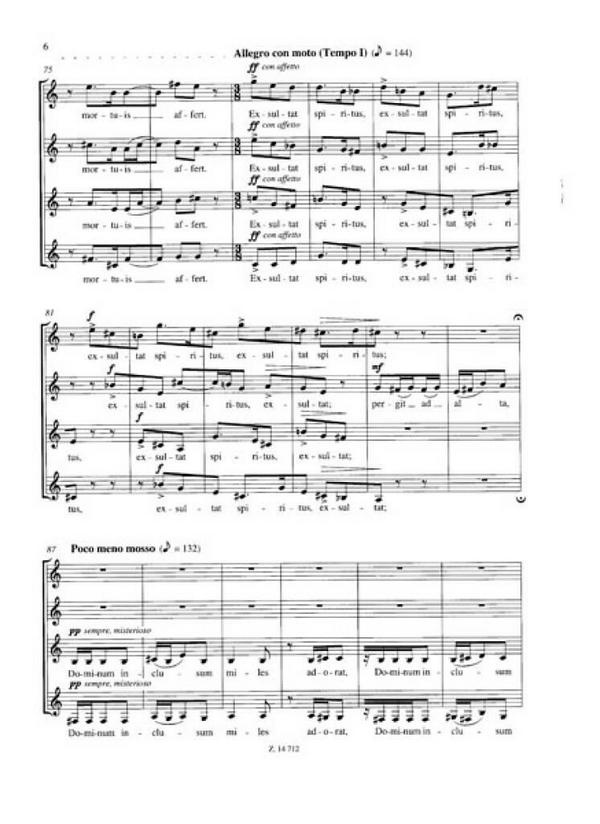 Nuntiat angelus für Frauenchor