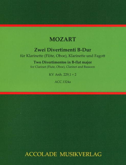 2 Divertimenti KV229,1+2