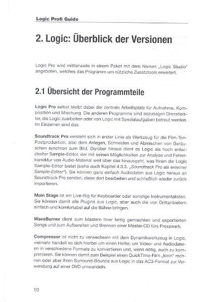 Logic Profi Guide (+CD) Know-How für