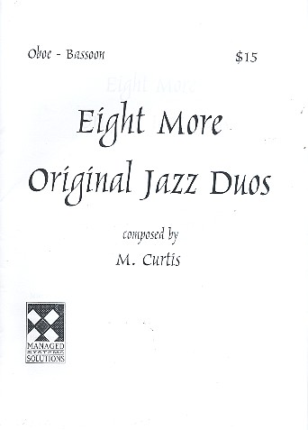 8 More Original Jazz Duos for hautbois