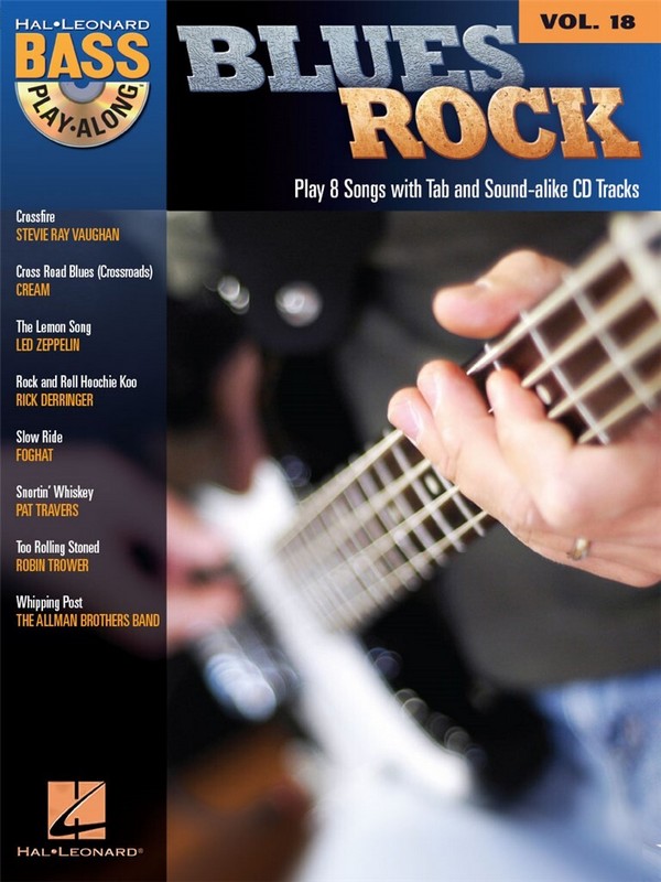 Bass Playalong Vol.18 (+CD): Blues Rock