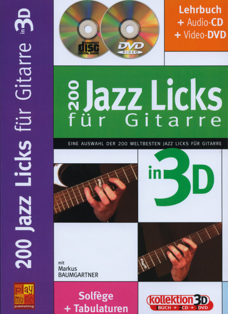 200 Jazz Licks in 3D (+CD +DVD):