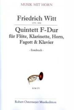 Quintett in F-Dur für Flöte, Klarinette, Horn,