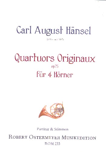 Quatuors originaux op.75 