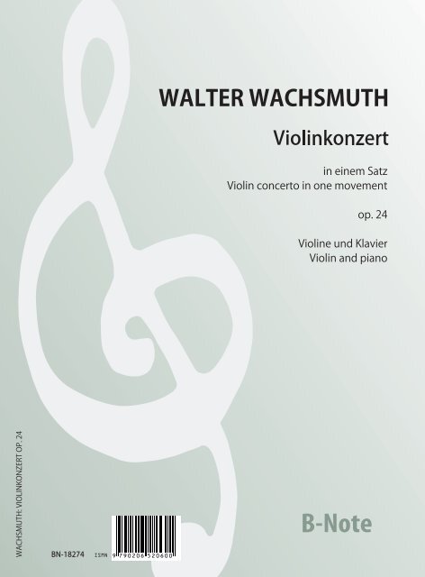 Violinkonzert in einem Satz op.24