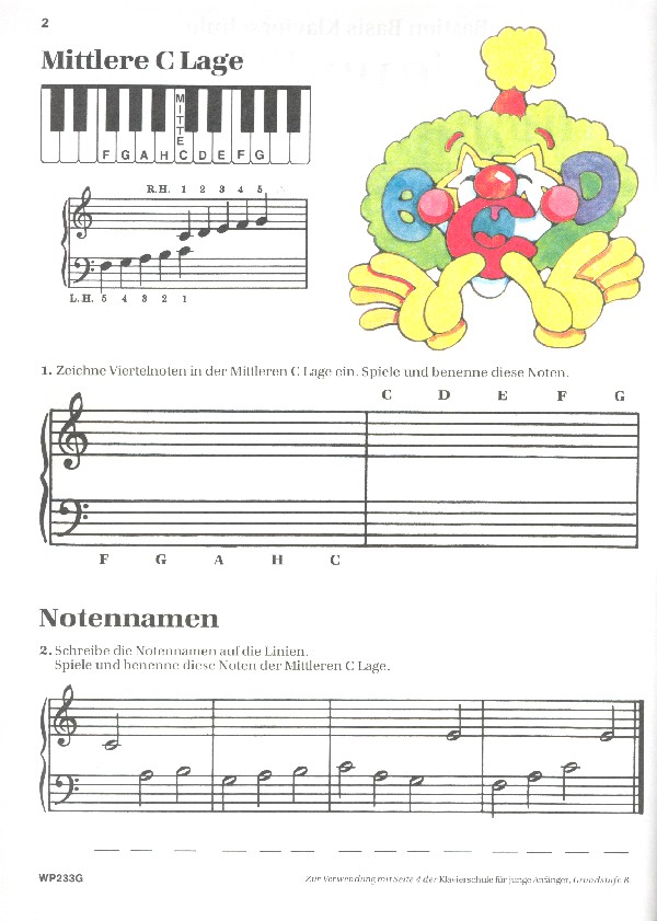 Klavierschule für Anfänger 