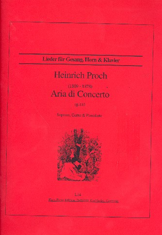 Aria di Concerto op.110 per Sopran,