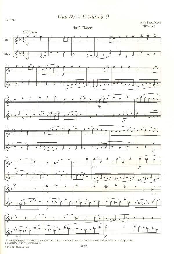 Duett F-Dur op.9 Nr.2