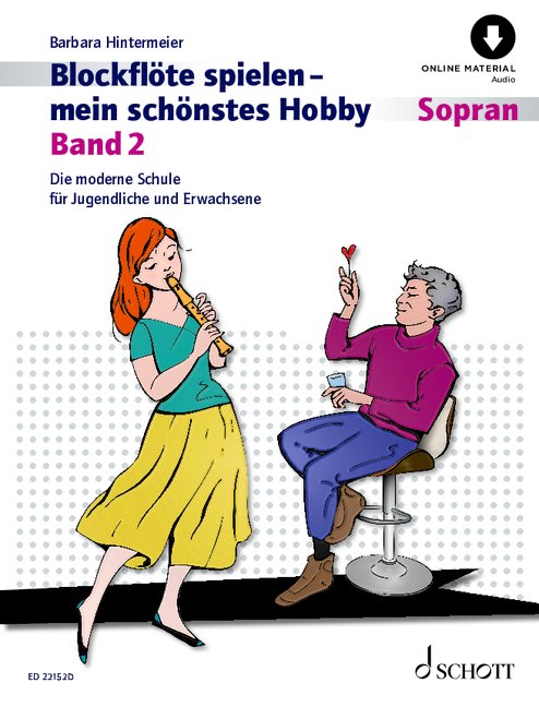 Blockflöte spielen - mein schönstes Hobby Band 2 (+Online-Audio)