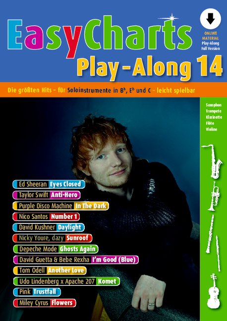 Easy Charts Play-Along Vol. 14 (+Online -Audio)