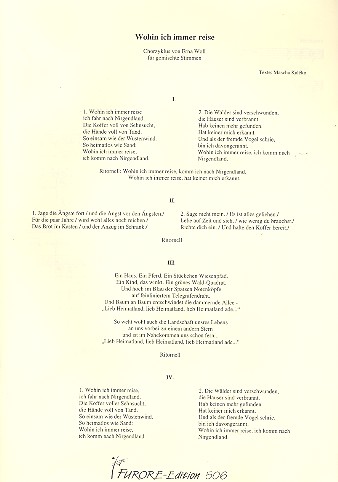 Wohin ich immer reise