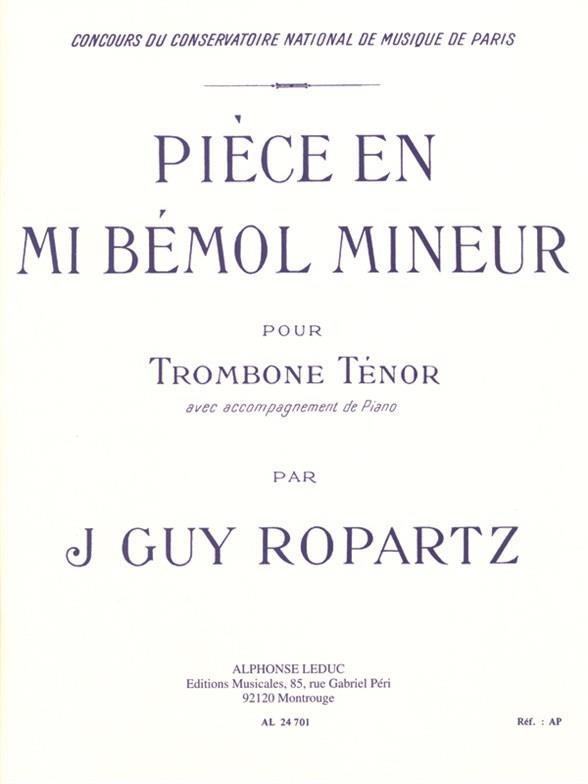 Piece en mi bemol mineur pour