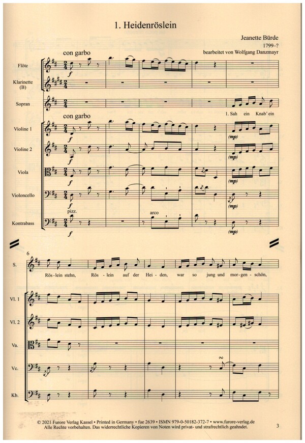 Von Goethe inspiriert Band 1 - Lieder von Komponistinnen