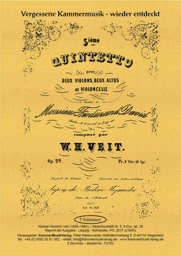 Streichquintett A-Dur op.29