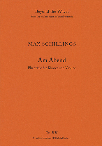 Am Abend, Phantasie für Klavier und Violine (Piano performance score & part)