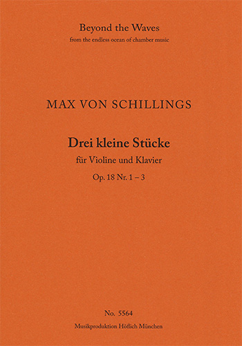 3 small pieces for violin and piano Op. 1 Nos. 1-3 (Piano performance score & part)