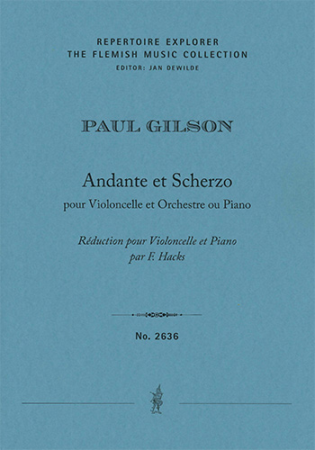 Andante et Scherzo pour Violoncelle et Orchestre ou Piano. Reduction pour Violoncelle et Piano par F