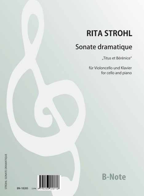 Sonate dramatique 'Titus et Bérénice'
