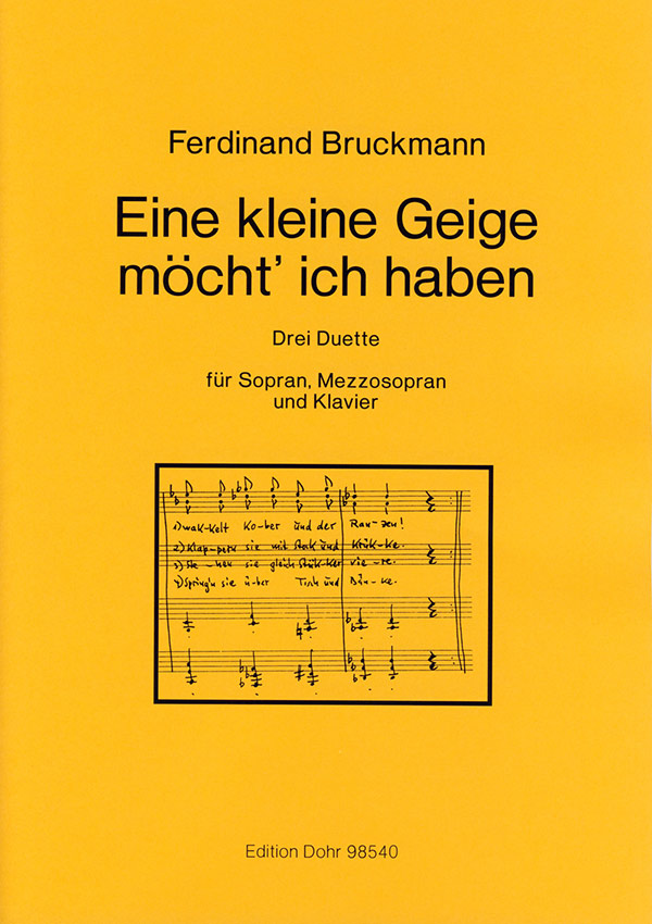 Eine kleine Geige möcht ich haben für