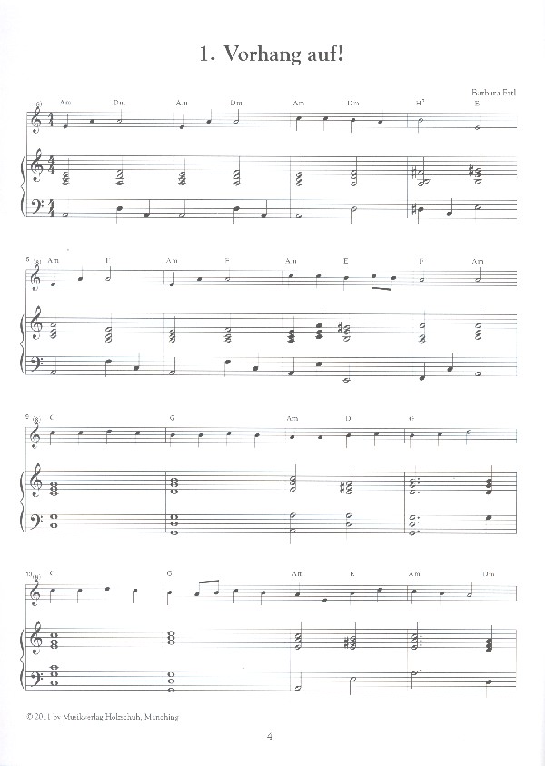 Vorhang auf Band 1 für Sopranblockflöte