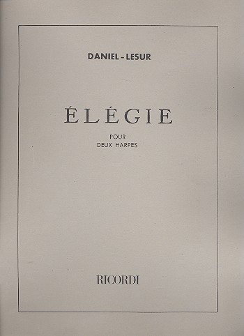 Elegie pour 2 harpes