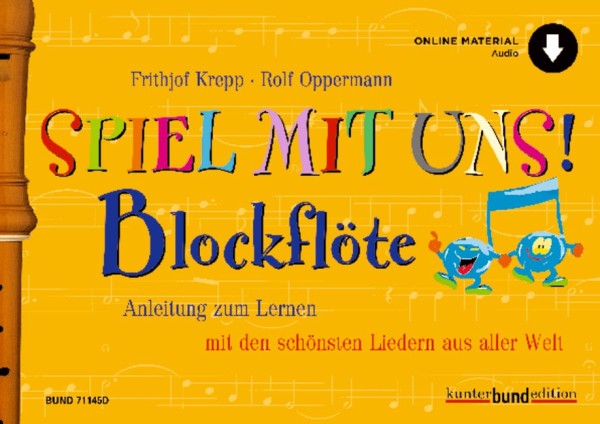 Spiel mit uns! Blockflöte (+Online-Audio)