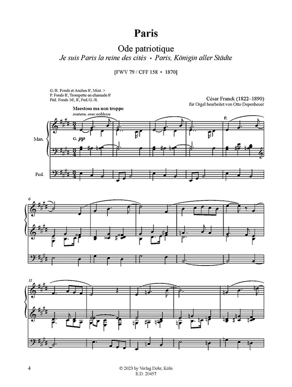 Drei Hymnen (Paris - Hymne - La Procession)