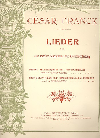 Ninon für Gesang und Klavier