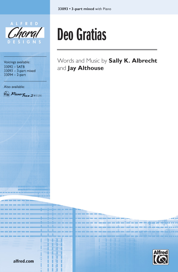 Deo Gratias for mixed chorus and piano