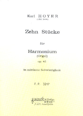 10 Stücke op.41 