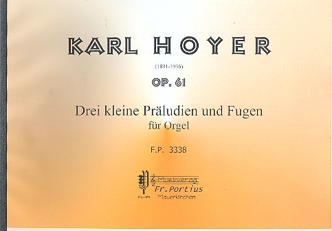 3 kleine Präludien und Fugen op.61