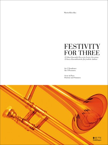 Festivity for three for 3 trombones