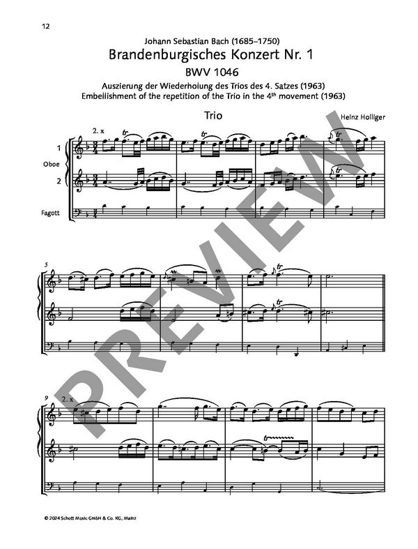 Gesammelte Kadenzen, Eingänge und Auszierungen Band 16,1