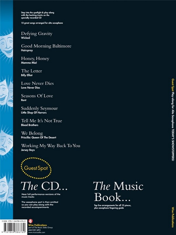 Today's Showstoppers (+CD): for saxophone