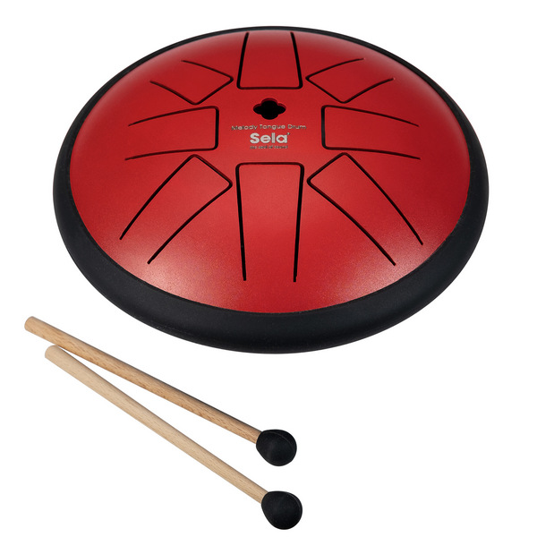Melody Tongue Drum 6? F Min Red