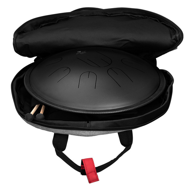 Melody Tongue Drum 14"" D Kurd Black incl. carrying bag