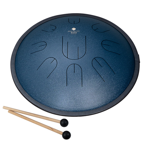 Melody Tongue Drum 14"" D Amara Navy blue incl. carrying bag