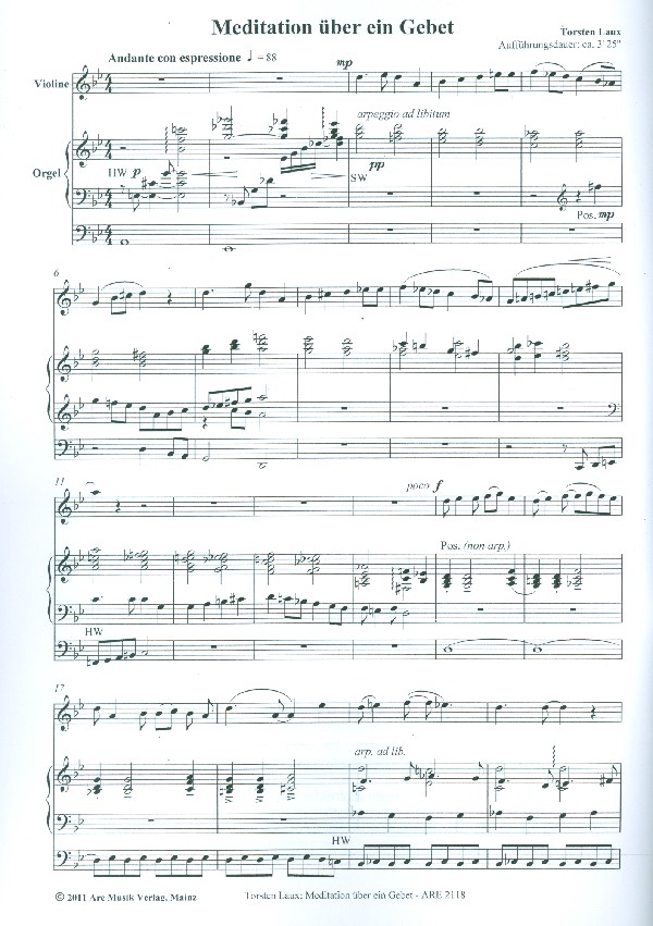 Meditation über ein Gebet