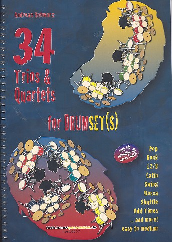 34 Trios und Quartette (+CD)