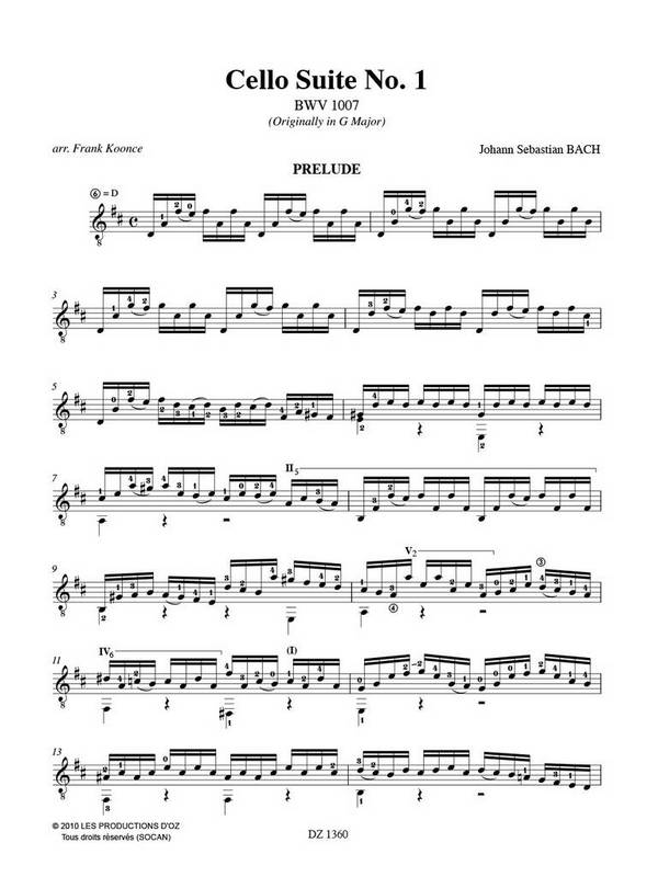 Suite Nr.1 BWV1007