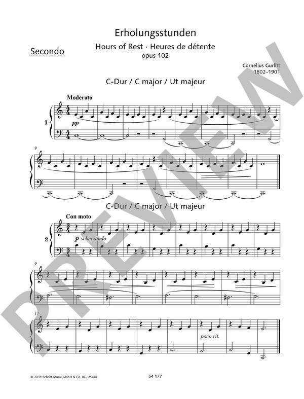 Erholungsstunden op.102